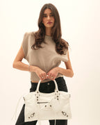 It girl bag large - White