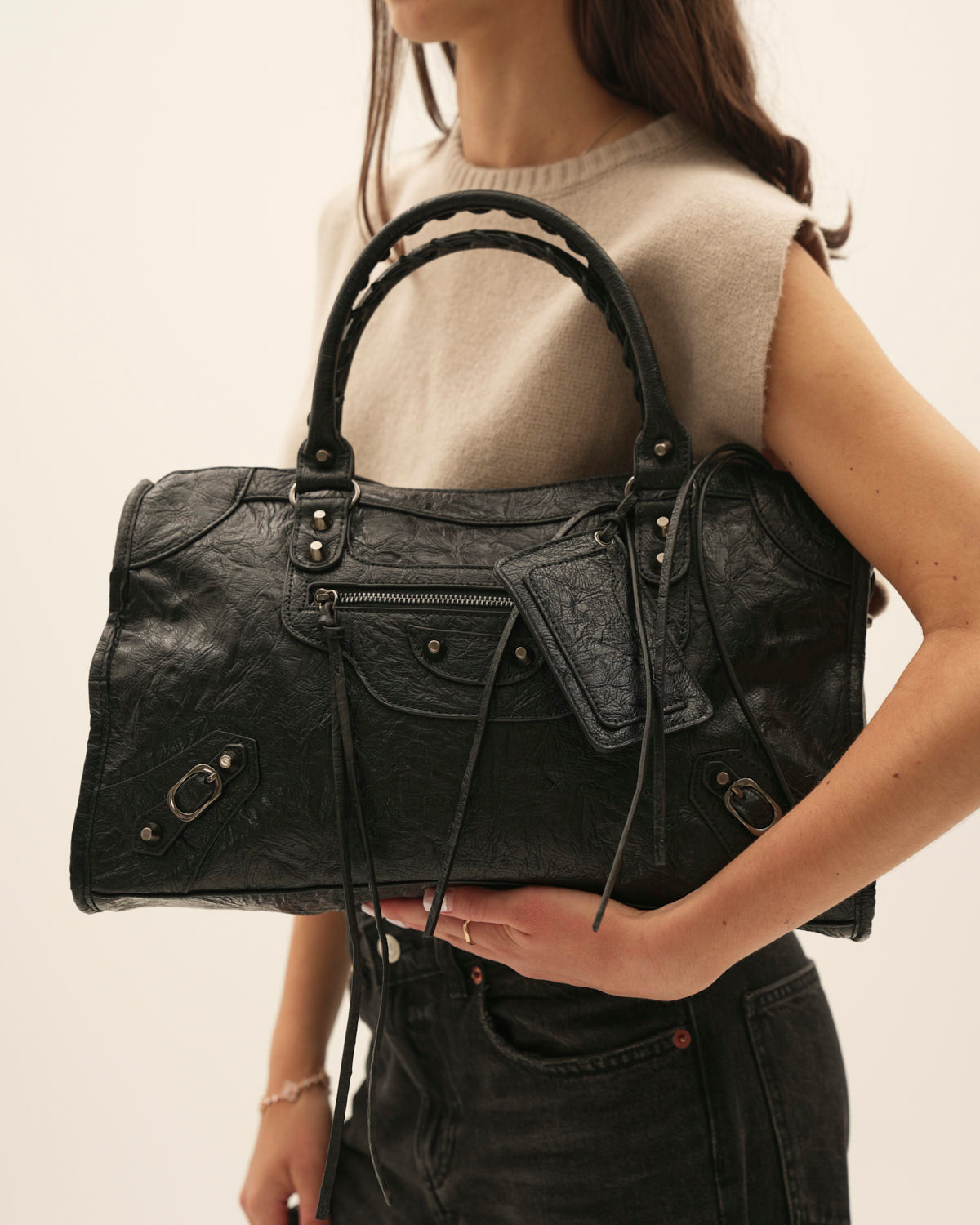It girl bag large - Black