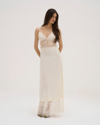 Iselle Lace Maxi Dress - White