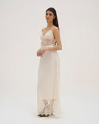 Iselle Lace Maxi Dress - White